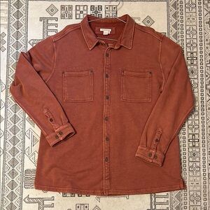 Carbon2Cobalt Rust Textured Shirt